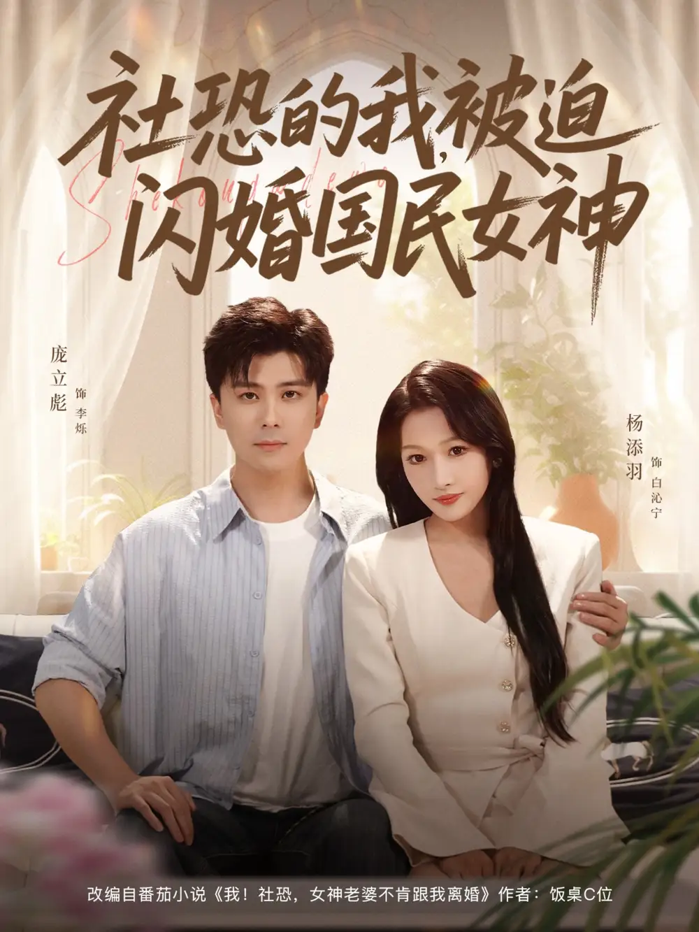 社恐的我被迫闪婚国民女神(80集)庞立彪&杨添羽高清海报图片 社恐的我被迫闪婚国民女神(80集)庞立彪&杨添羽海报